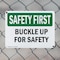 Signmission Safety Culture Sign, 10 in Width, Plastic, Rectangle OS-2PACK-SF-P-710-L-10747 - alternate 3